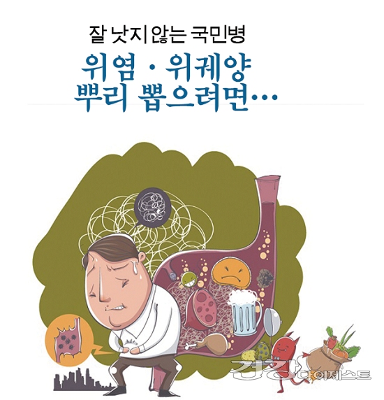 [김달래 박사의 한방이야기] 잘 낫지 않는 국민병 위염·위궤양 뿌리 뽑으려면…